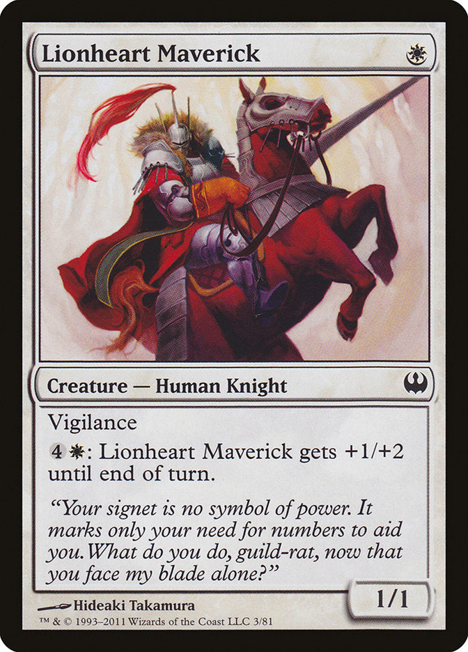 Lionheart Maverick [Duel Decks: Knights vs. Dragons] Magic: The Gathering