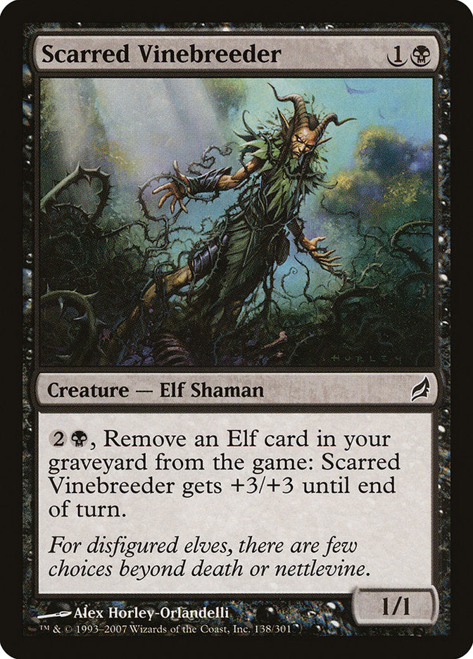 Scarred Vinebreeder [Lorwyn] Magic: The Gathering