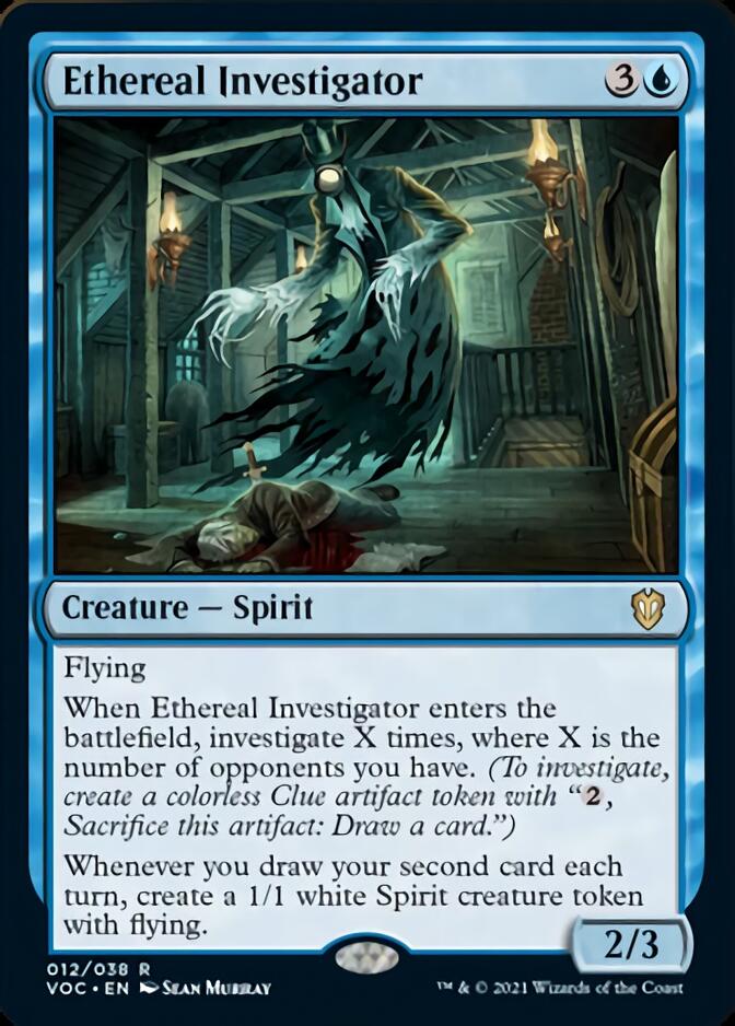 Ethereal Investigator [Innistrad: Crimson Vow Commander] Magic: The Gathering
