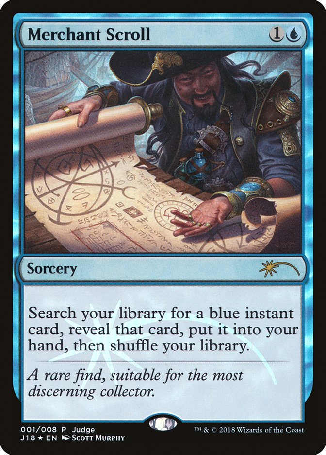 Merchant Scroll [Judge Gift Cards 2018] Magic: The Gathering