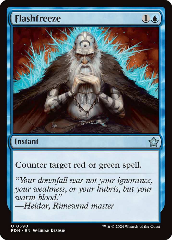 Flashfreeze [Foundations] Magic: The Gathering