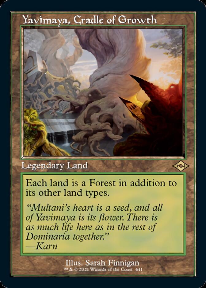 Yavimaya, Cradle of Growth (Retro) [Modern Horizons 2] Magic: The Gathering