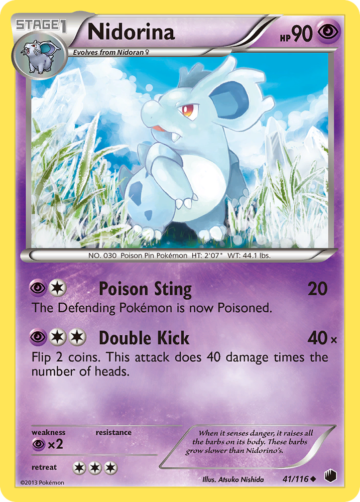 Nidorina (41/116) [Black & White: Plasma Freeze] Pokémon