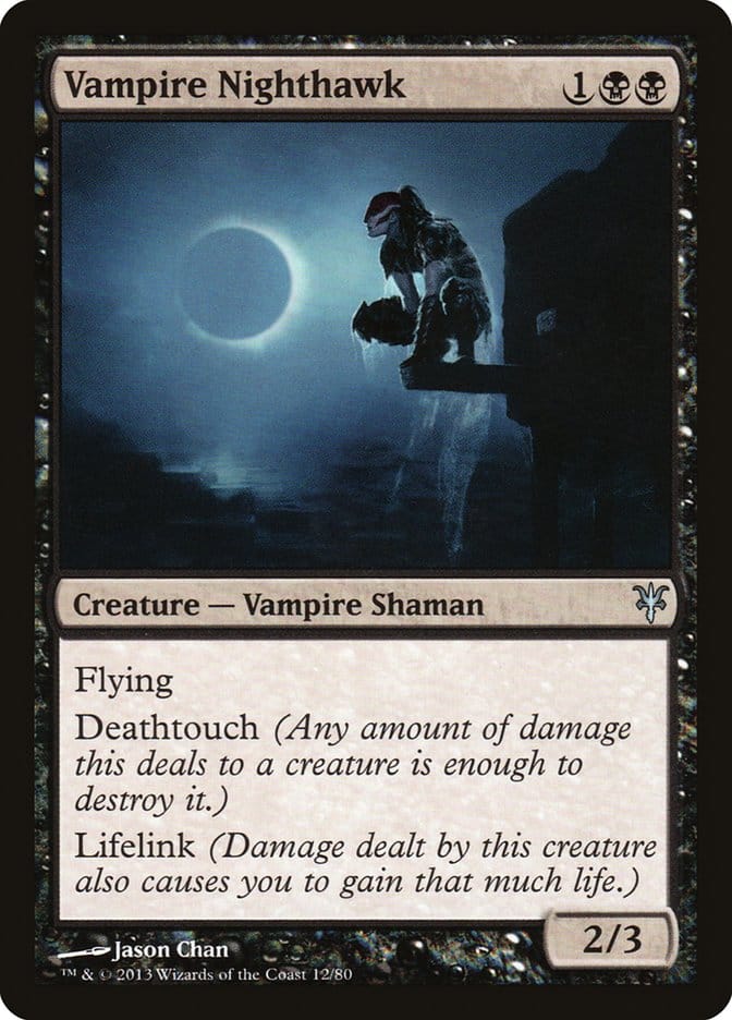 Vampire Nighthawk [Duel Decks: Sorin vs. Tibalt] Magic: The Gathering