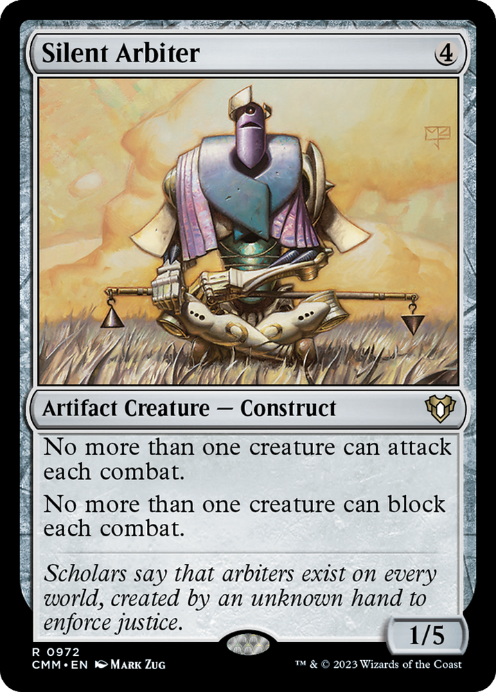 Silent Arbiter [Commander Masters] Magic: The Gathering