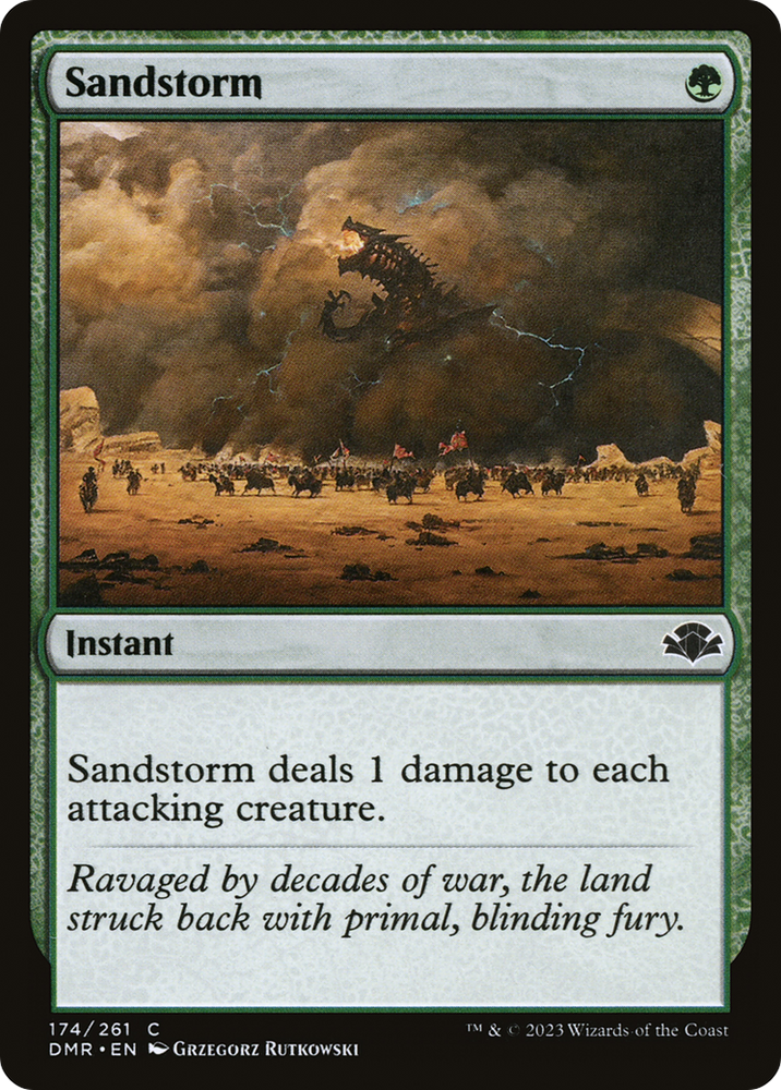 Sandstorm [Dominaria Remastered] Magic: The Gathering