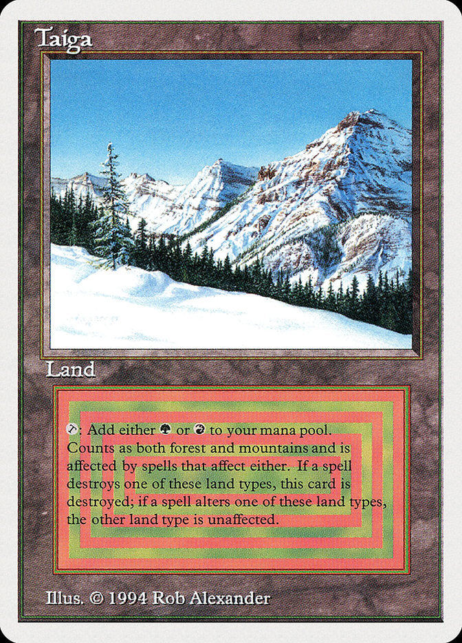 Taiga [Summer Magic / Edgar] Magic: The Gathering