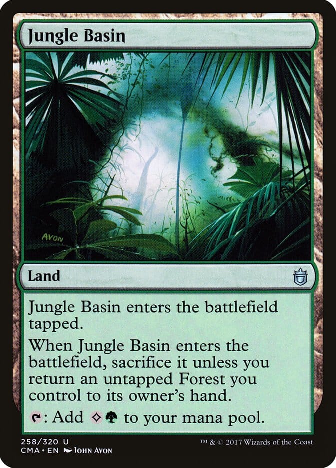 Jungle Basin [Commander Anthology] Magic: The Gathering