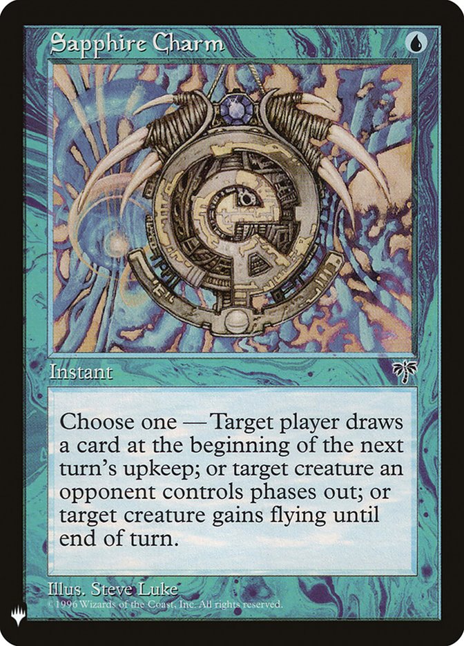Sapphire Charm [Mystery Booster] Magic: The Gathering