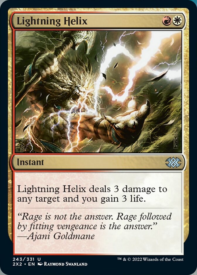 Lightning Helix [Double Masters 2022] Magic: The Gathering