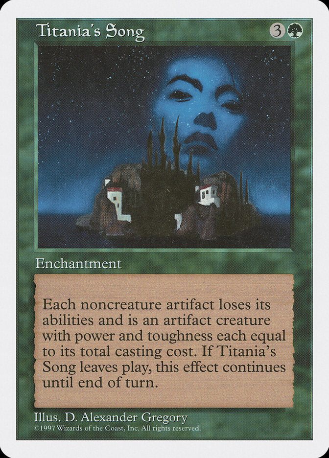 Titania's Song [Fifth Edition] Magic: The Gathering