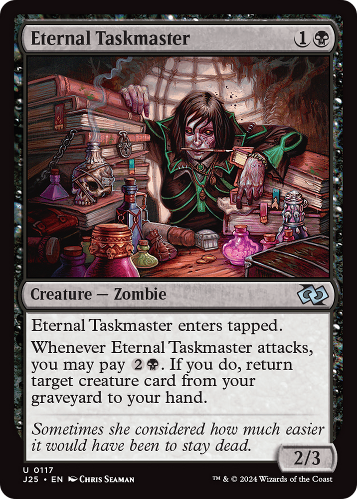 Eternal Taskmaster [Foundations Jumpstart] Magic: The Gathering