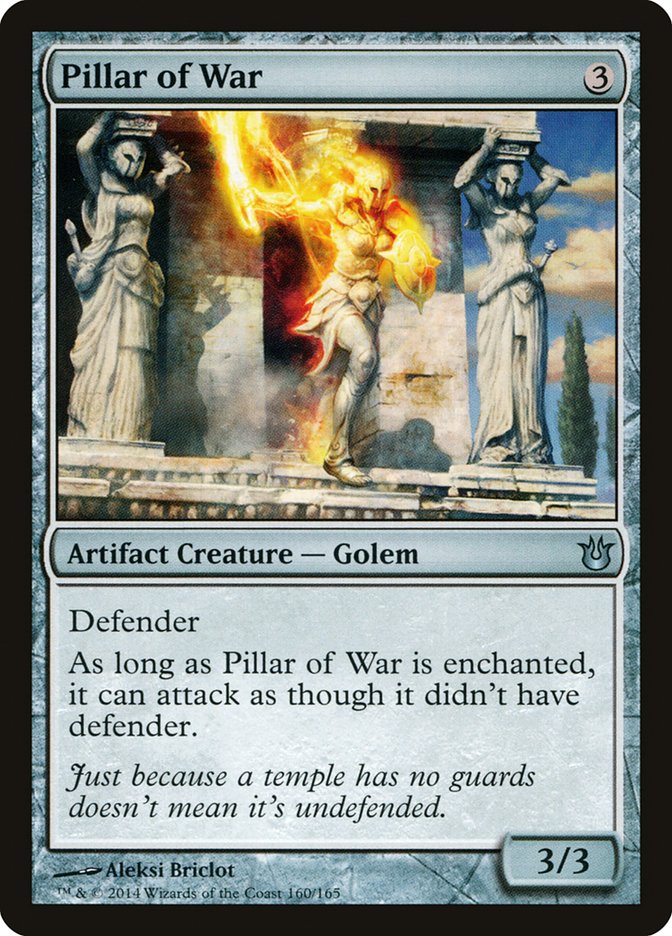 Pillar of War [Born of the Gods] Magic: The Gathering