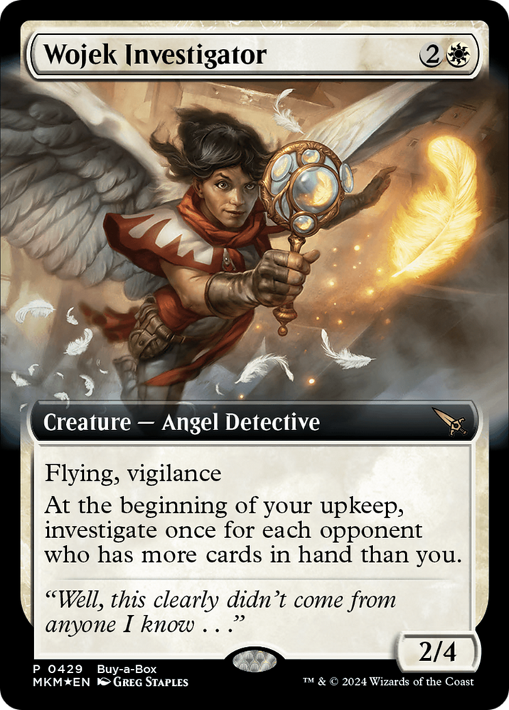 Wojek Investigator [Murders at Karlov Manor Promos] Magic: The Gathering