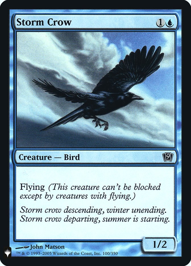 Storm Crow [Mystery Booster] Magic: The Gathering