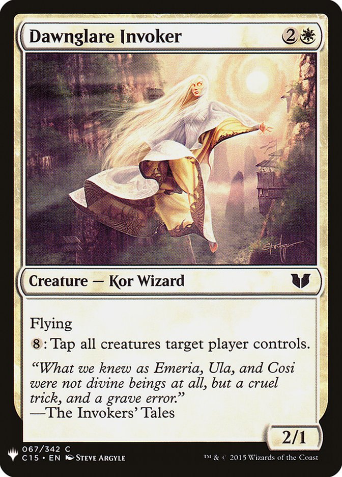 Dawnglare Invoker [Mystery Booster] Magic: The Gathering