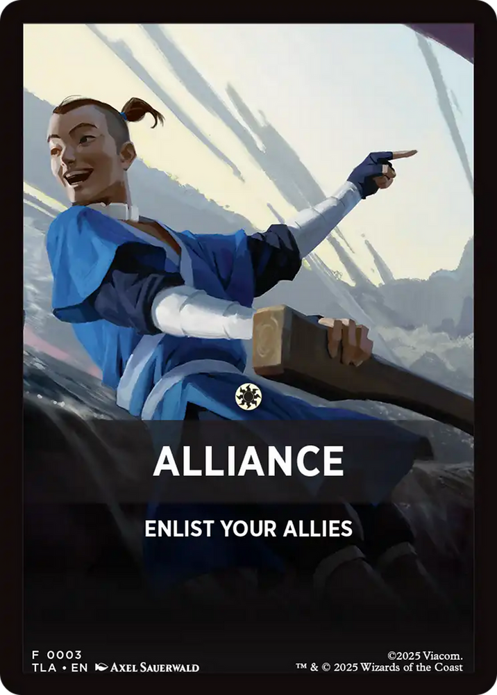 Alliance Theme Card [Avatar: The Last Airbender Tokens] Magic: The Gathering