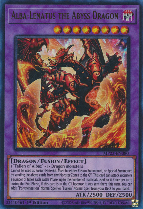 Alba-Lenatus the Abyss Dragon [MP23-EN080] Ultra Rare - Yugioh Cards For Your TCG Needs!
