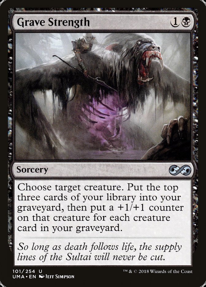 Grave Strength [Ultimate Masters] Magic: The Gathering