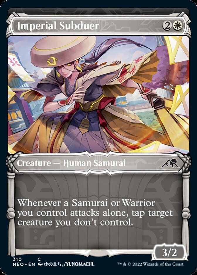 Imperial Subduer (Showcase Samurai) [Kamigawa: Neon Dynasty] Magic: The Gathering