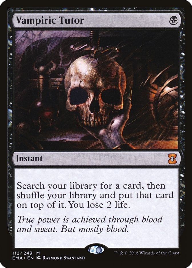 Vampiric Tutor [Eternal Masters] Magic: The Gathering