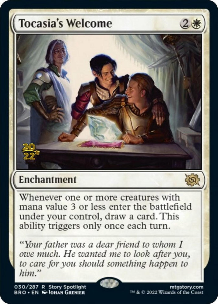 Tocasia's Welcome [The Brothers' War Prerelease Promos] Magic: The Gathering