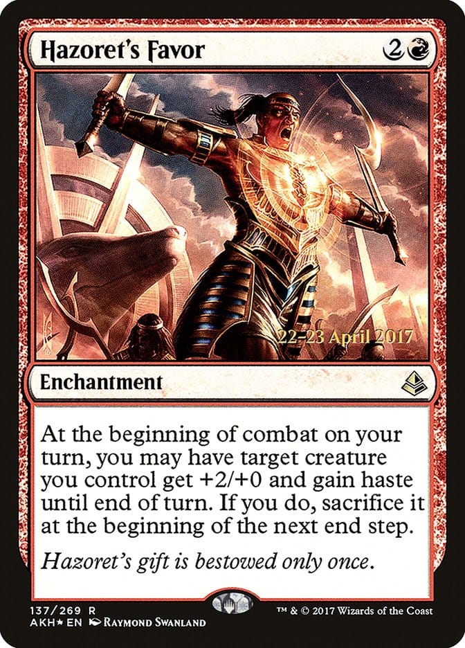 Hazoret's Favor [Amonkhet Prerelease Promos] Magic: The Gathering