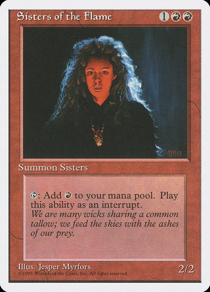 Sisters of the Flame [Fourth Edition] Magic: The Gathering