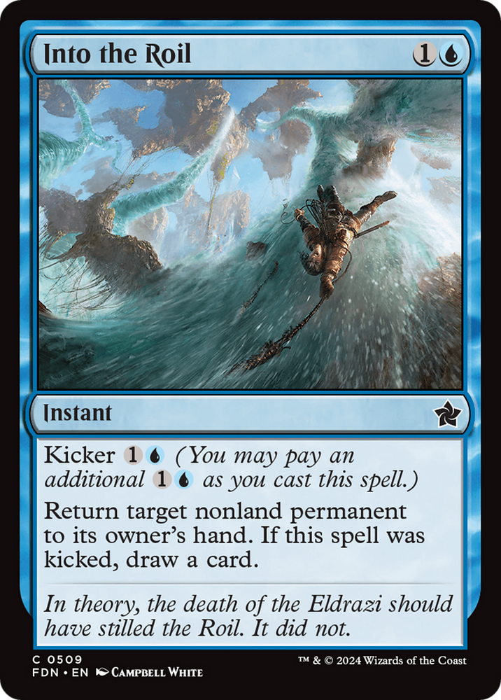 Into the Roil [Foundations] Magic: The Gathering