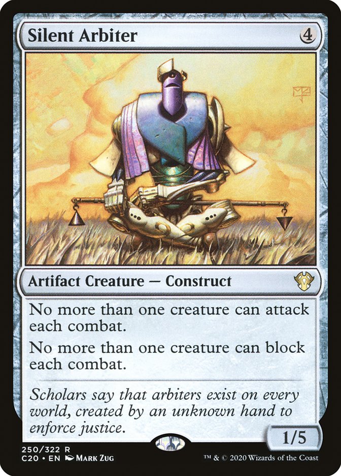 Silent Arbiter [Commander 2020] Magic: The Gathering