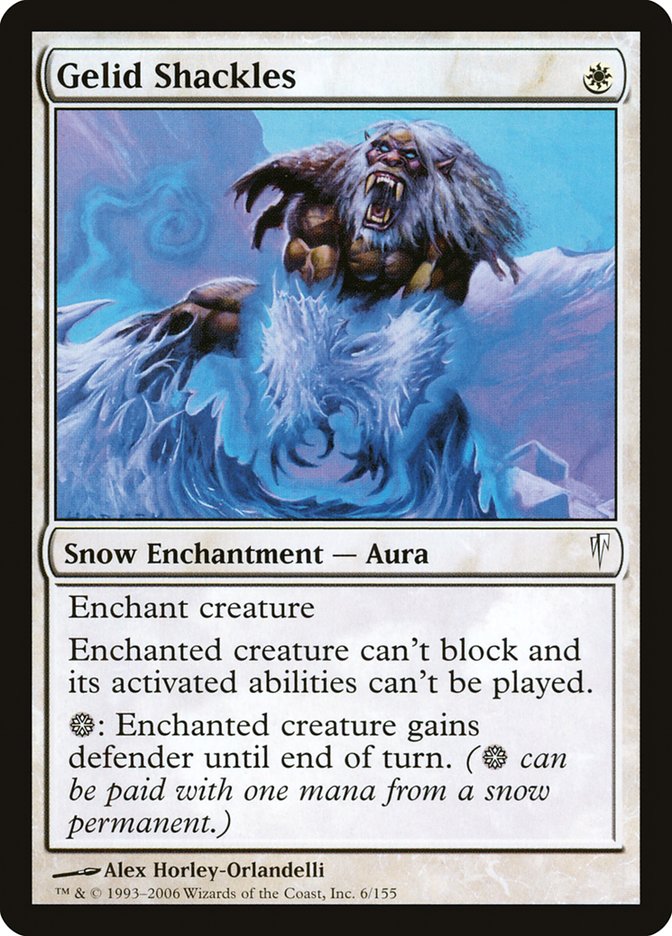 Gelid Shackles [Coldsnap] Magic: The Gathering