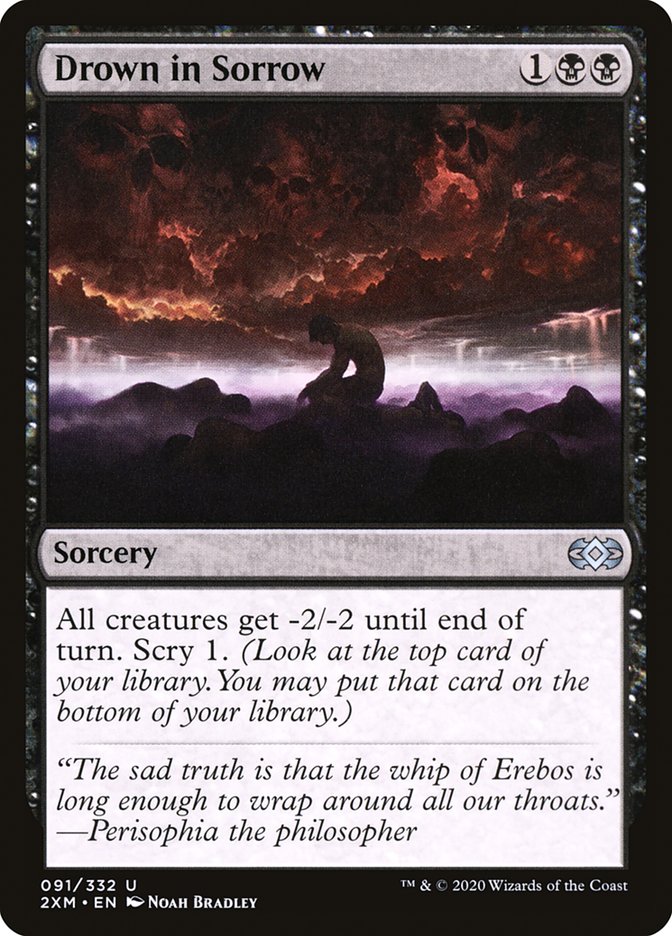Drown in Sorrow [Double Masters] Magic: The Gathering