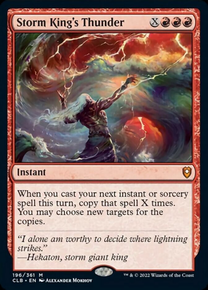 Storm King's Thunder [Commander Legends: Battle for Baldur's Gate] Magic: The Gathering