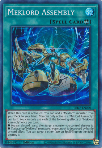 Meklord Assembly [LED7-EN020] Super Rare - Yugioh Cards For Your TCG Needs!