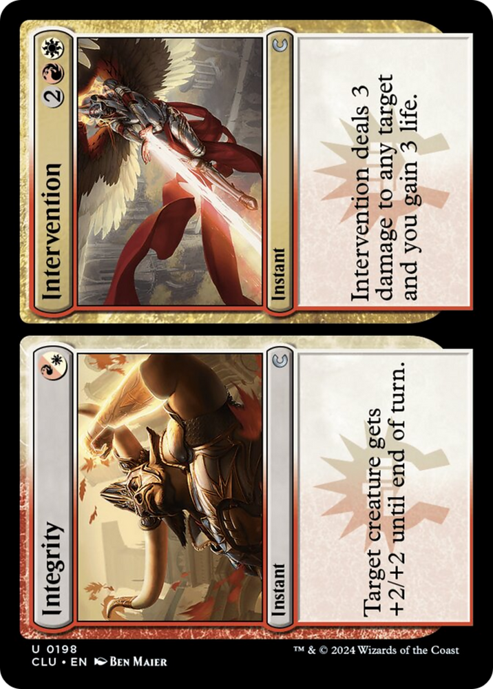 Integrity // Intervention [Ravnica: Clue Edition] Magic: The Gathering