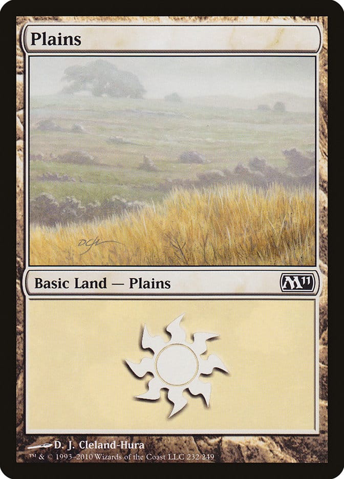 Plains (232) [Magic 2011] Magic: The Gathering