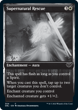 Supernatural Rescue [Innistrad: Double Feature] Magic: The Gathering