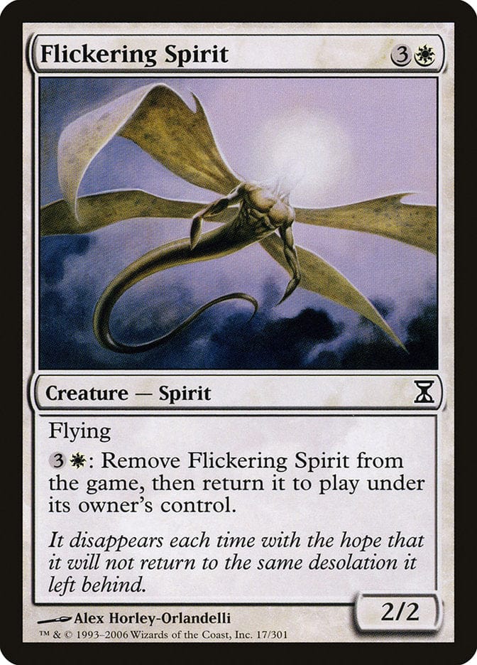 Flickering Spirit [Time Spiral] Magic: The Gathering