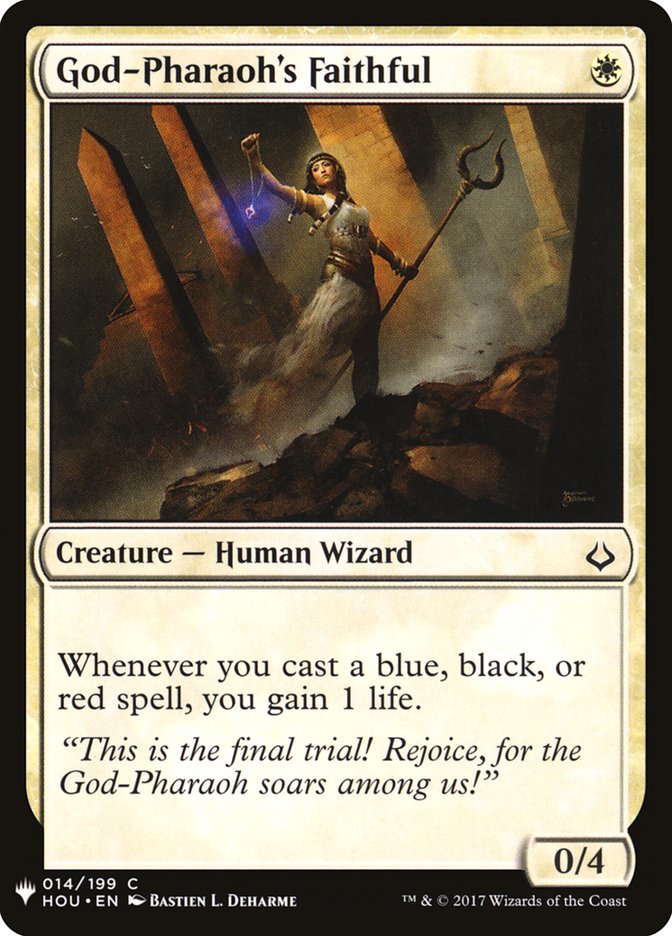 God-Pharaoh's Faithful [Mystery Booster] Magic: The Gathering