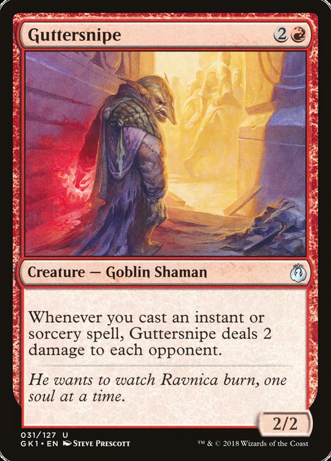 Guttersnipe [Guilds of Ravnica Guild Kit] Magic: The Gathering