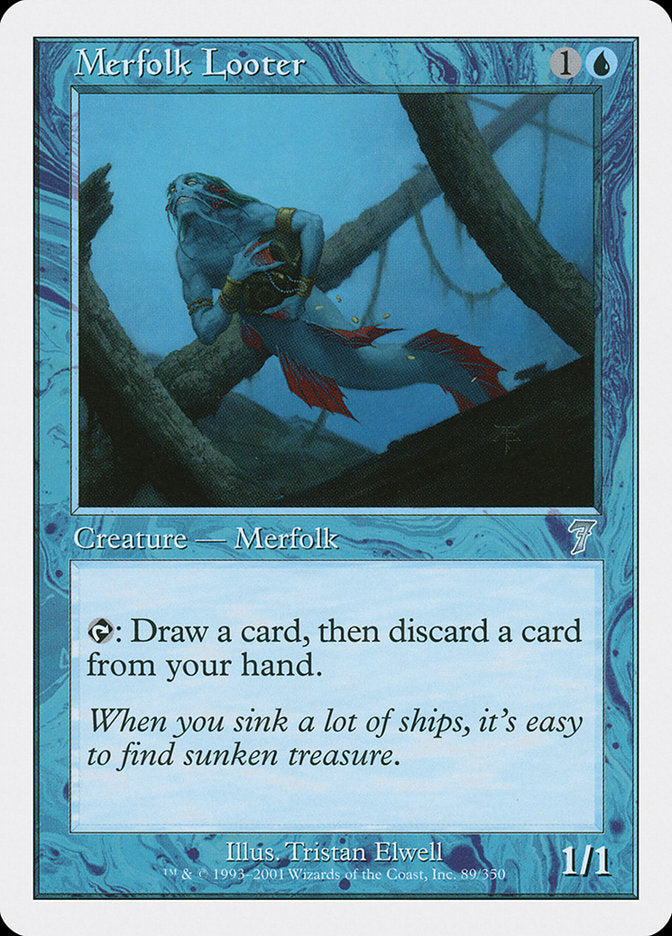 Merfolk Looter [Seventh Edition] Magic: The Gathering