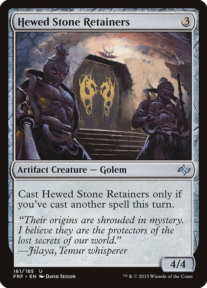 Hewed Stone Retainers [Fate Reforged] Magic: The Gathering