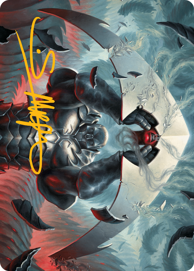 Mirrodin Avenged Art Card (Gold-Stamped Signature) [March of the Machine Art Series] Magic: The Gathering
