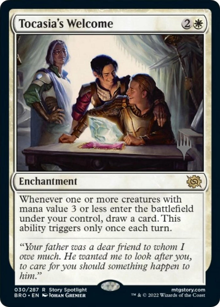 Tocasia's Welcome (Promo Pack) [The Brothers' War Promos] Magic: The Gathering