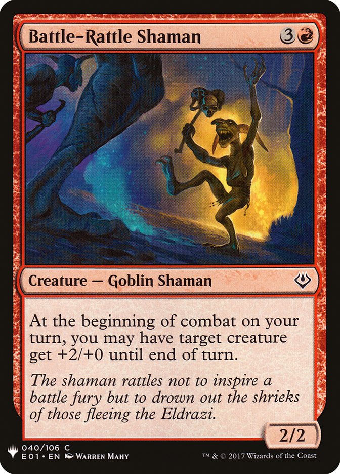 Battle-Rattle Shaman [Mystery Booster] Magic: The Gathering