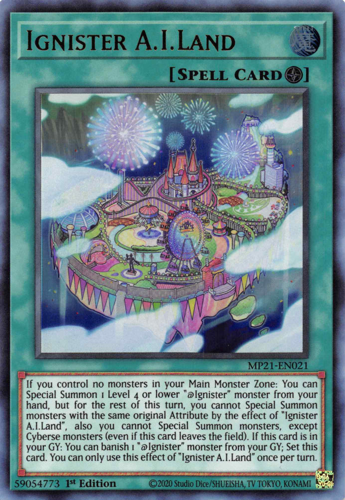 Ignister A.I.Land [MP21-EN021] Ultra Rare - Yugioh Cards For Your TCG Needs!