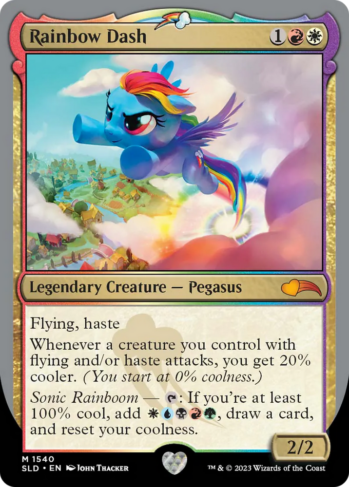 Rainbow Dash [Secret Lair Drop Series] Magic: The Gathering