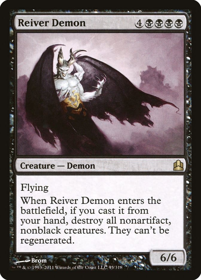 Reiver Demon [Commander 2011] Magic: The Gathering