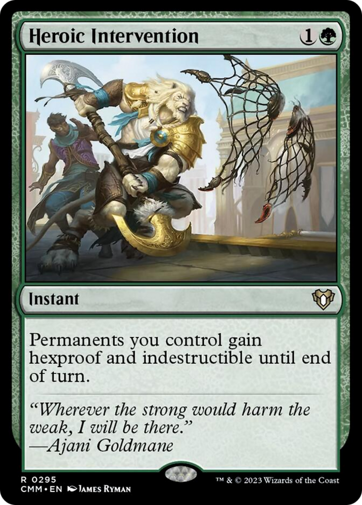 Heroic Intervention [Commander Masters] Magic: The Gathering