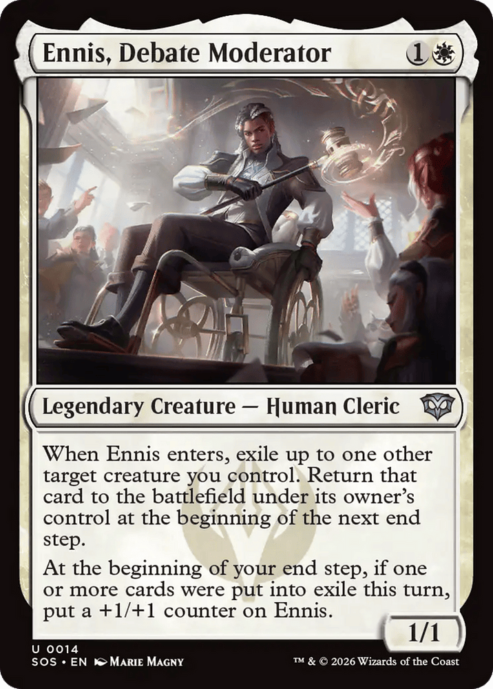 Ennis, Debate Moderator [Secrets of Strixhaven]